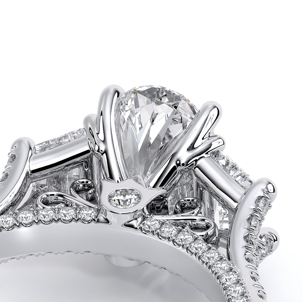Venetian-5086ov-18k White Gold Oval