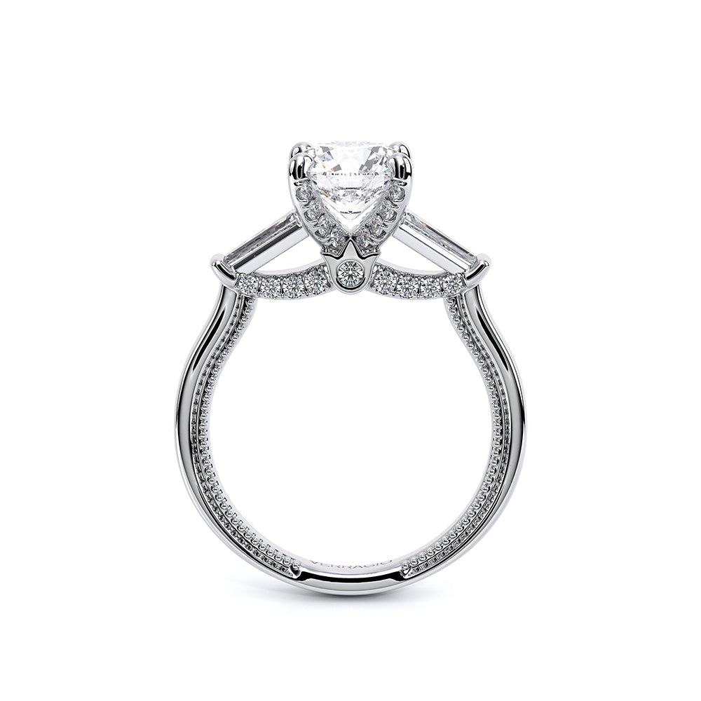 Renaissance-991R-S-14K White Gold Round
