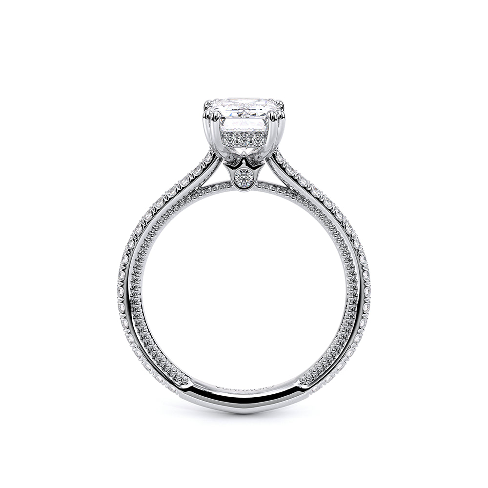 Renaissance-992EM13-14K White Gold Emerald