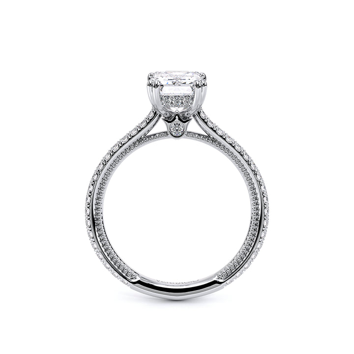 Renaissance-992EM13-14K White Gold Emerald