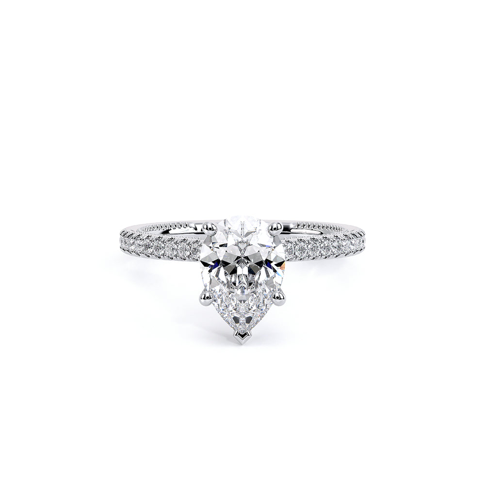 Renaissance-992PS13-14K White Gold Pear