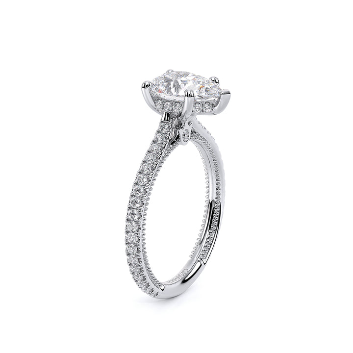 Renaissance-992PS13-14K White Gold Pear