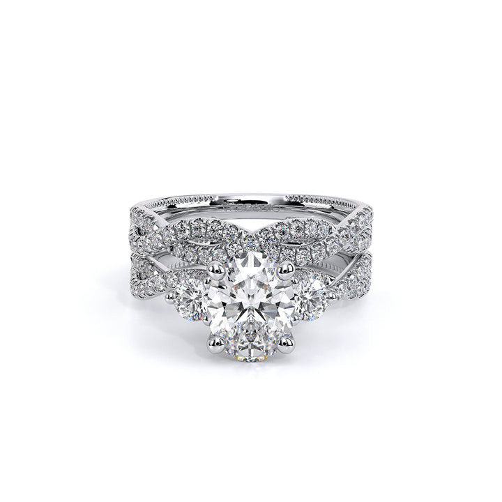 Renaissance-962-3OV12-14K White Gold Oval