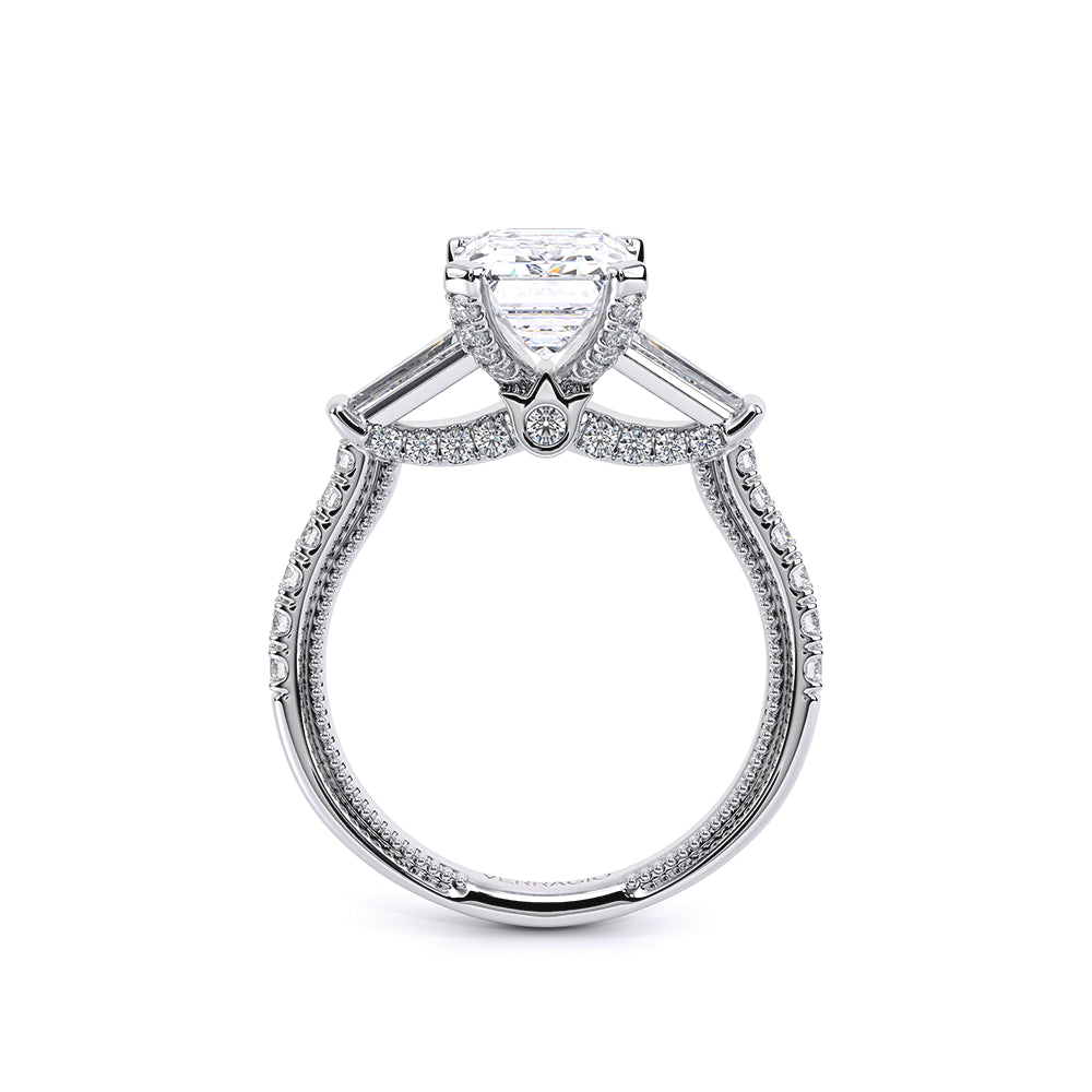 Renaissance-991EM15-14K White Gold Emerald