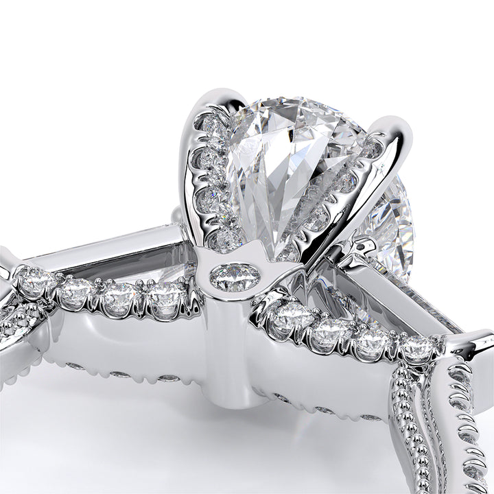 Renaissance-991OV15-18K White Gold Oval