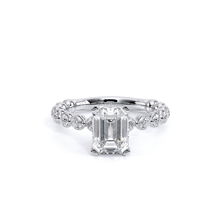 Renaissance-989EM25-14K White Gold Emerald
