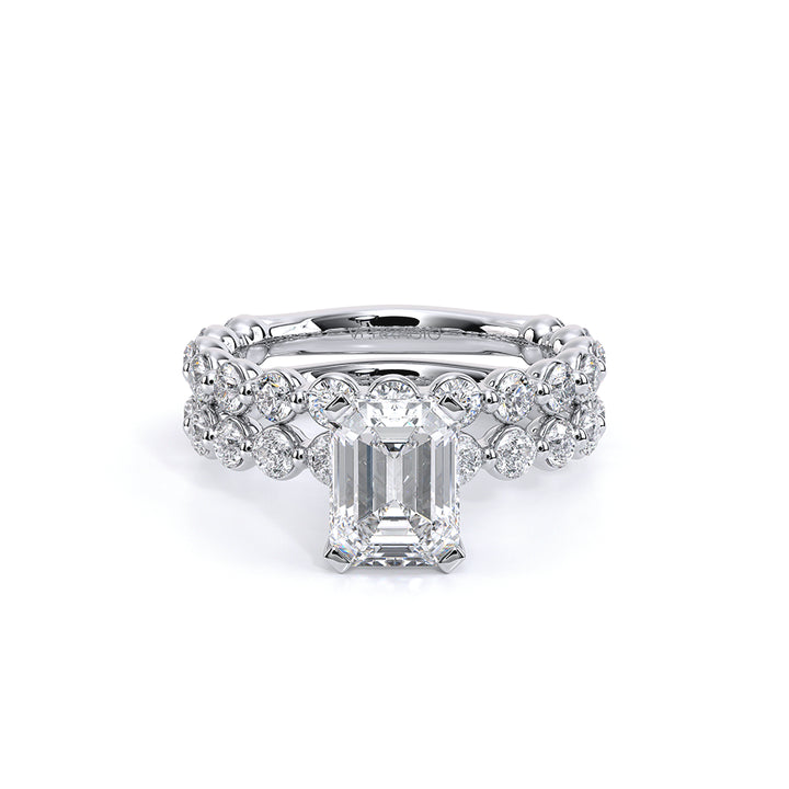Renaissance-989EM25-18K White Gold Emerald