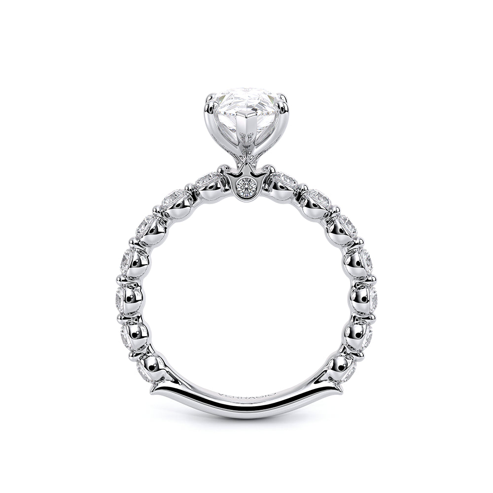 Renaissance-989PS25-18K White Gold Pear