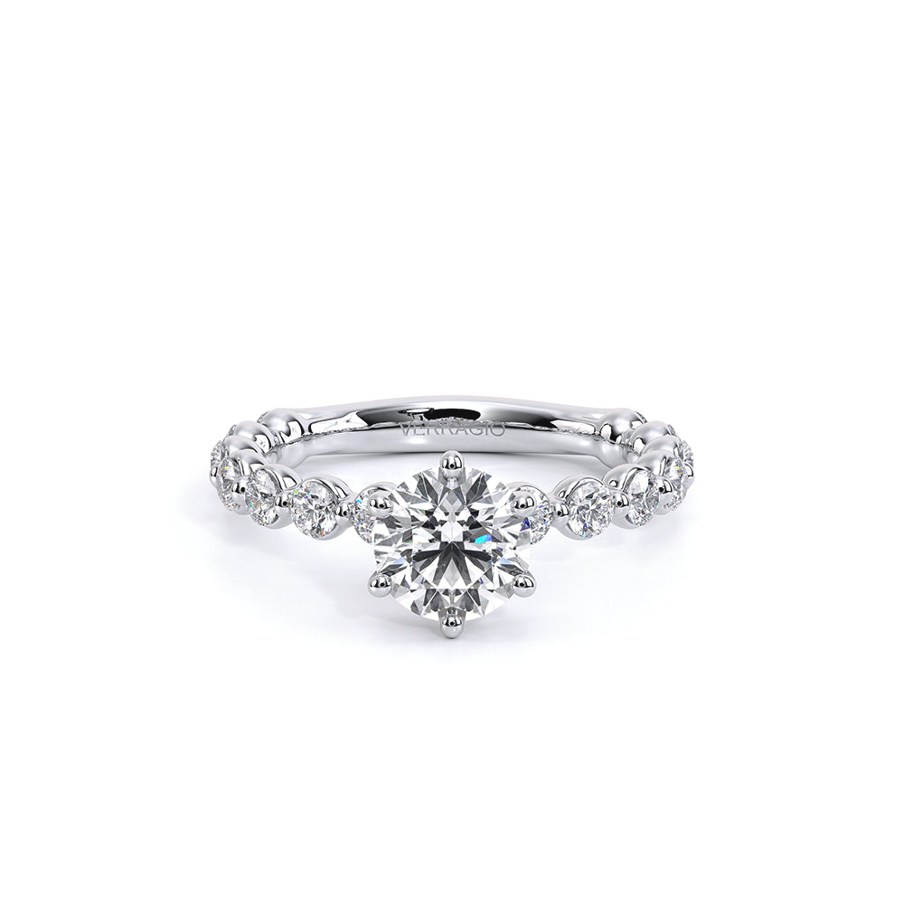 Renaissance-989R25-14K White Gold Round