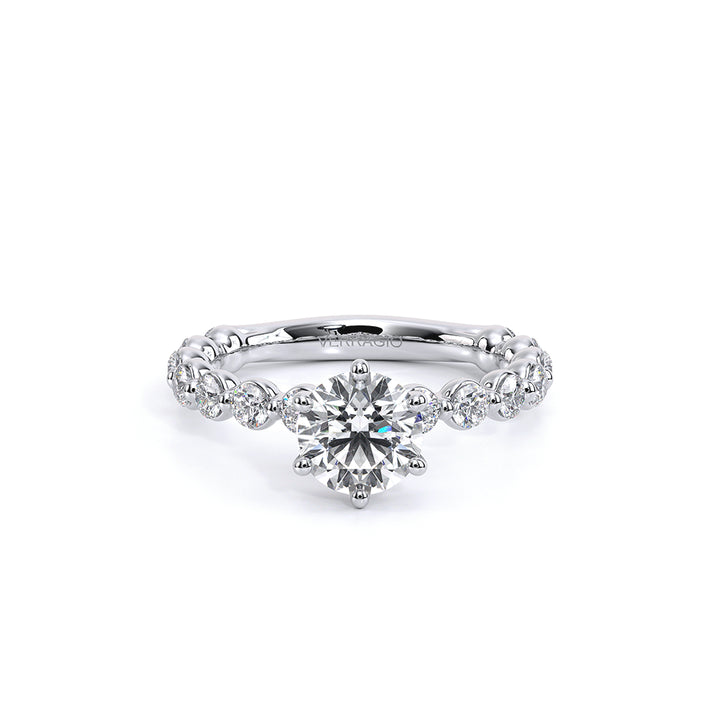 Renaissance-989R25-18K White Gold Round