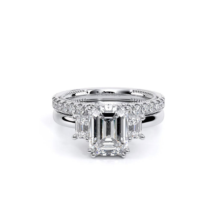 Renaissance-993EM-S-18K White Gold Emerald