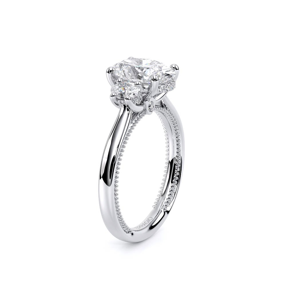 Renaissance-993OV-S-14K White Gold Oval