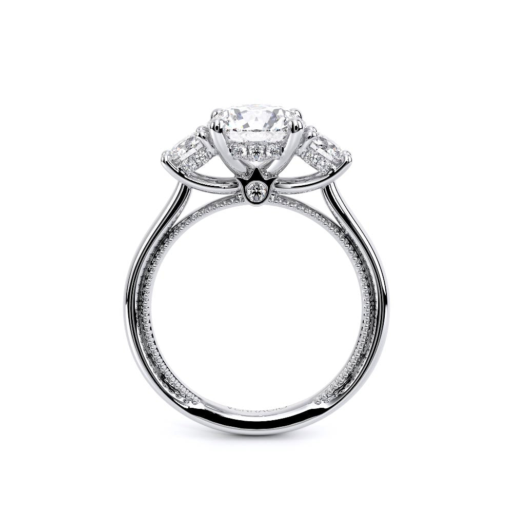 Renaissance-993R-S-14K White Gold Round