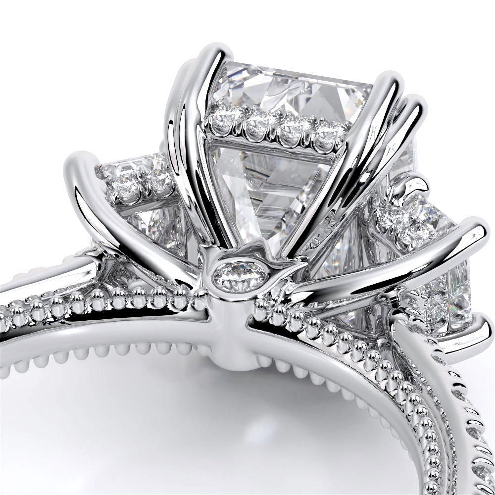 Renaissance-993EM17-14K White Gold Emerald