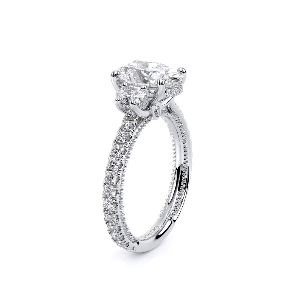 Renaissance-993OV17-18K White Gold Oval