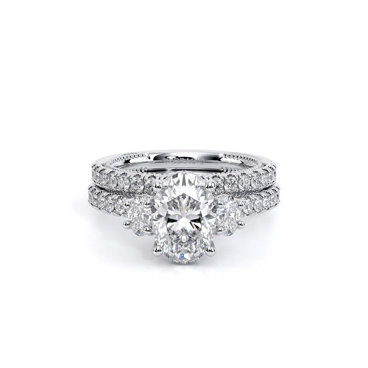 Renaissance-993OV17-14K White Gold Oval