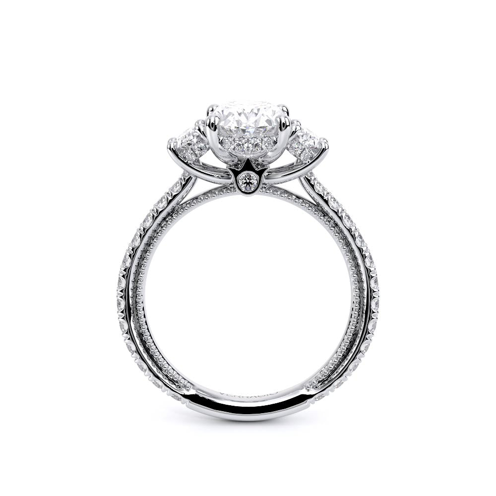 Renaissance-993OV17-14K White Gold Oval