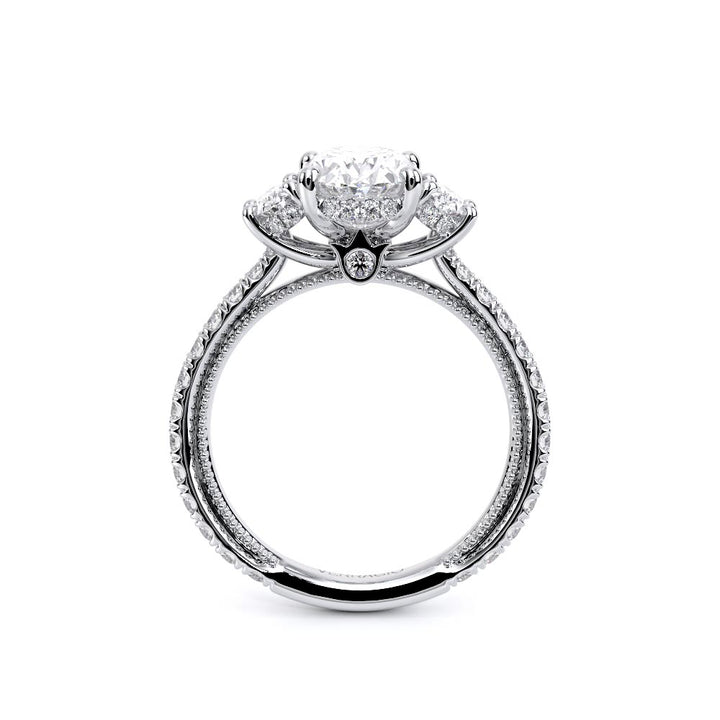 Renaissance-993OV17-14K White Gold Oval