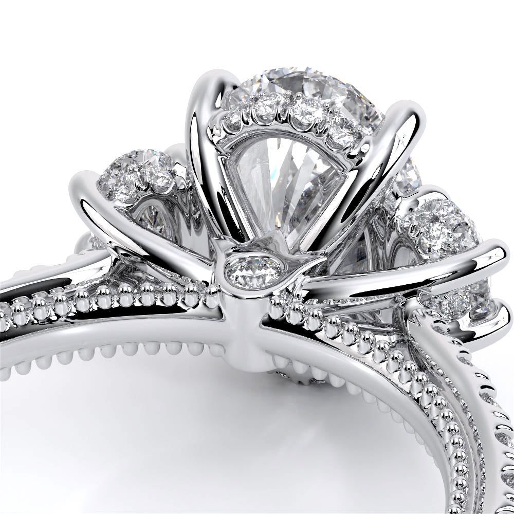 Renaissance-993OV17-14K White Gold Oval