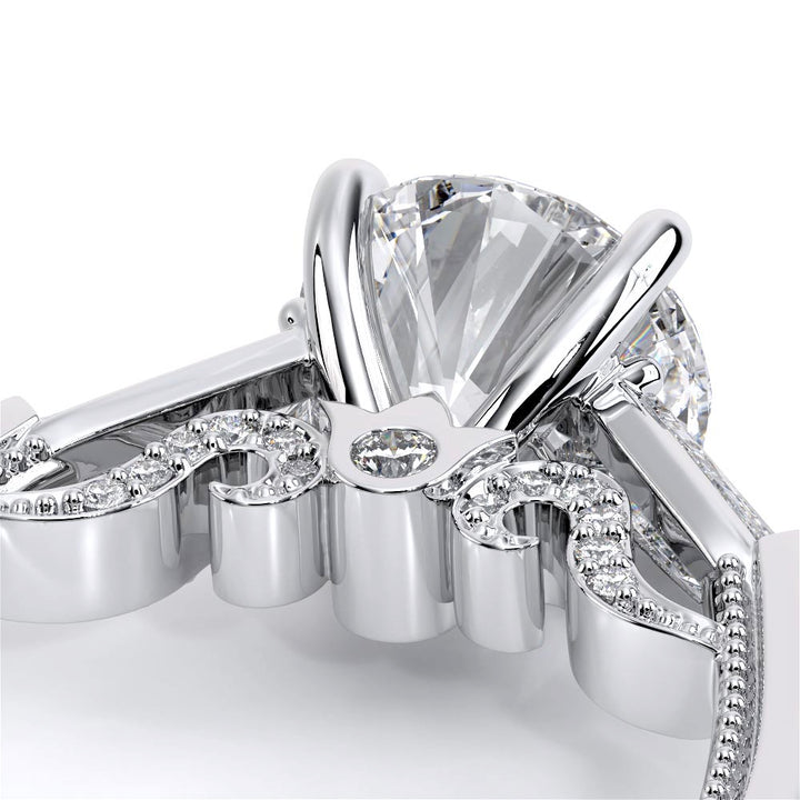 Insignia-7110R-18K White Gold Round