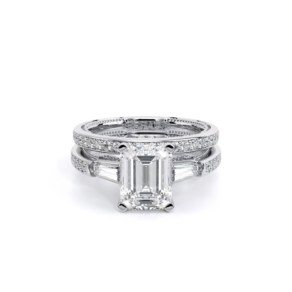 Insignia-7110EM-14K White Gold Emerald