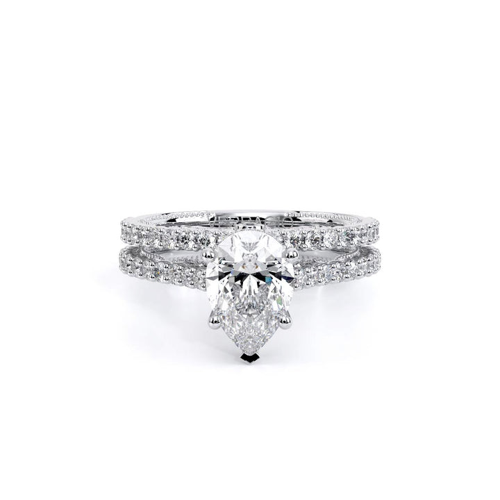 Insignia-7111ps-14k White Gold Pear