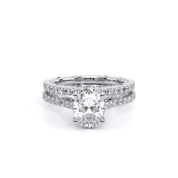 Insignia-7111ov-18k White Gold Oval