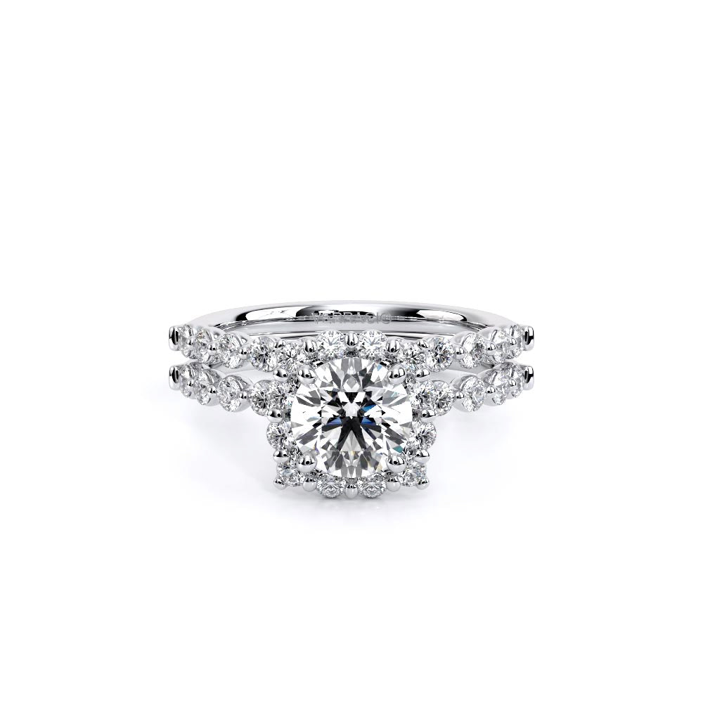 Renaissance-990CU20-18K White Gold Cushion