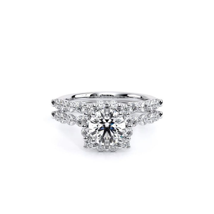 Renaissance-990CU20-14K White Gold Cushion