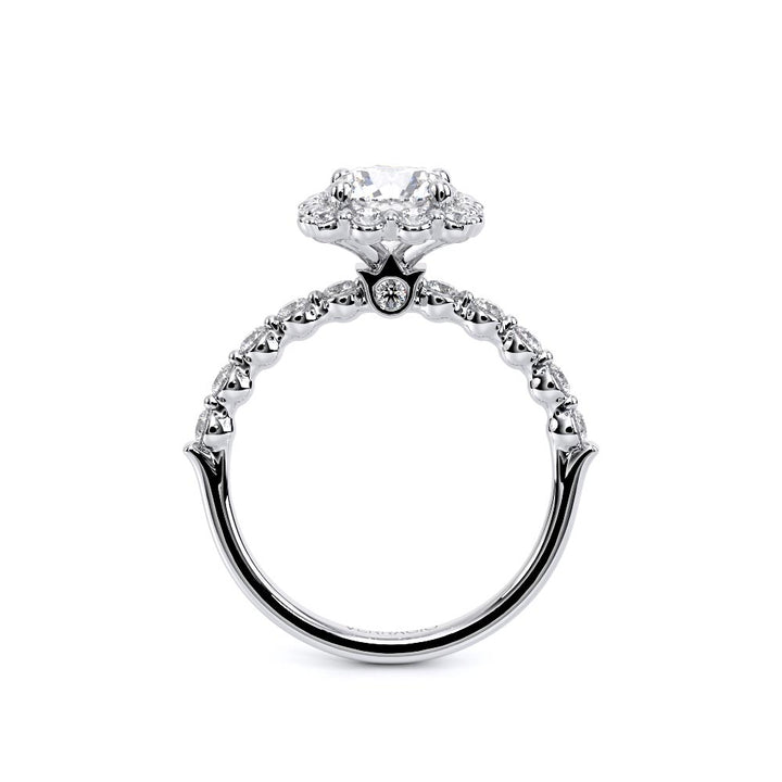 Renaissance-990CU20-14K White Gold Cushion