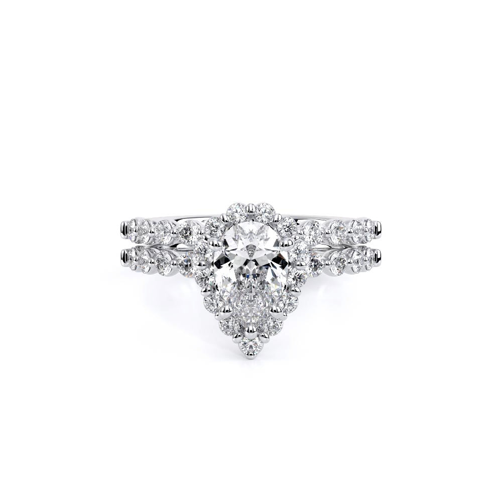 Renaissance-990PS20-14K White Gold Pear