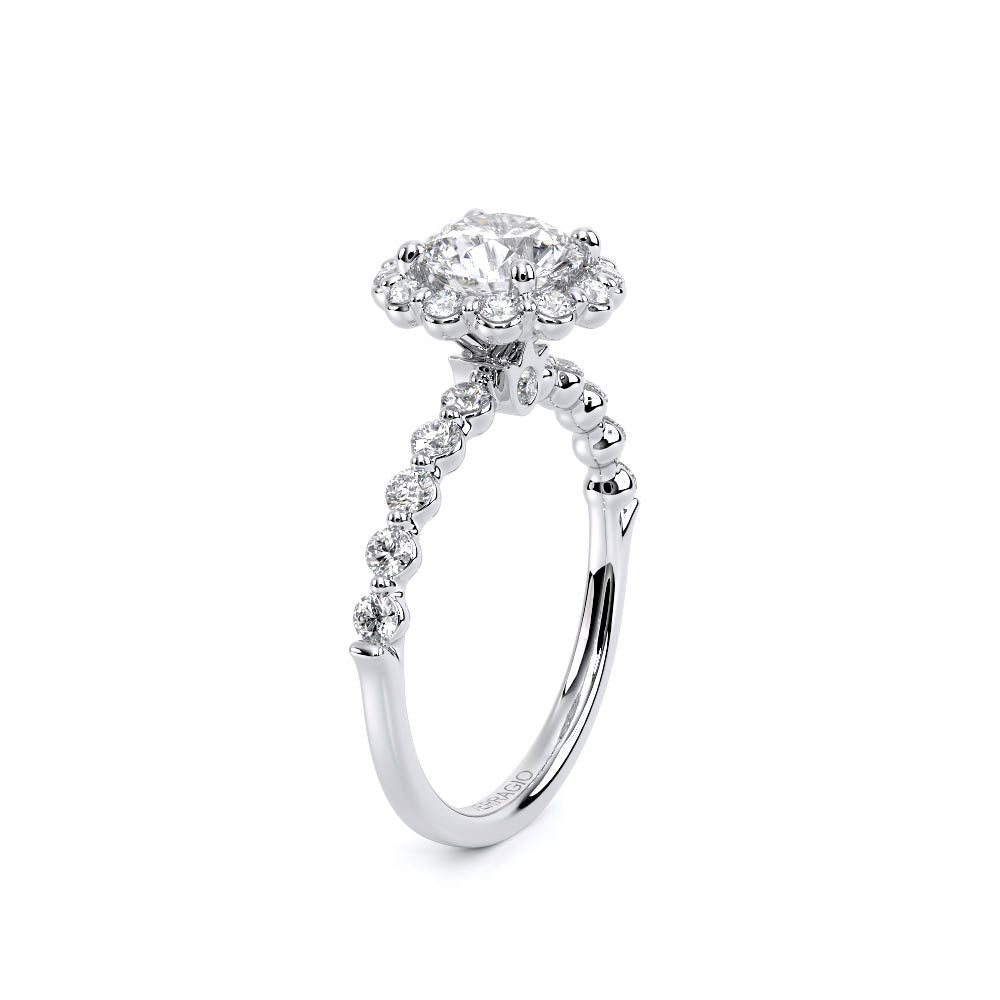 Renaissance-990R20-18K White Gold Round