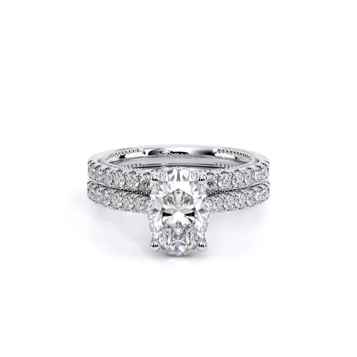 Renaissance-992OV17-14K White Gold Oval