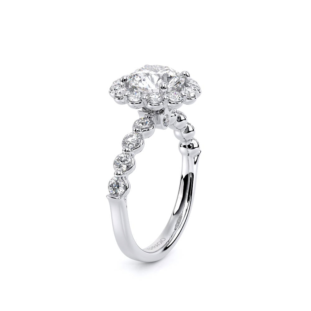 Renaissance-990R25-14K White Gold Round