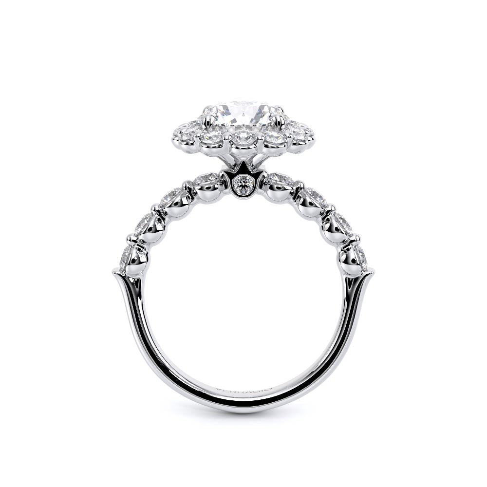 Renaissance-990R25-18K White Gold Round