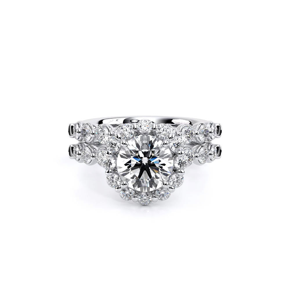 Renaissance-990R25-14K White Gold Round