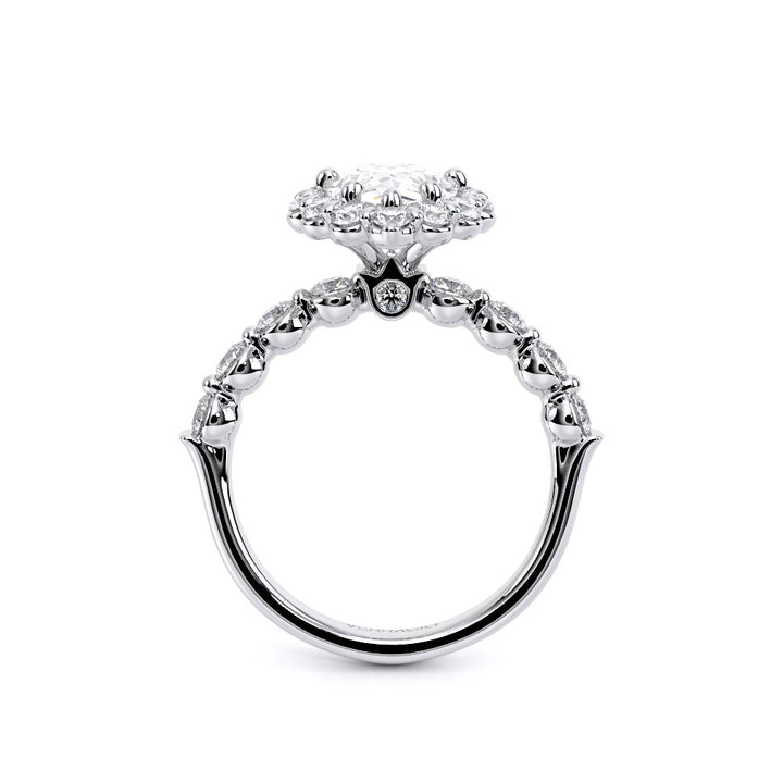 Renaissance-990PS25-18K White Gold Pear