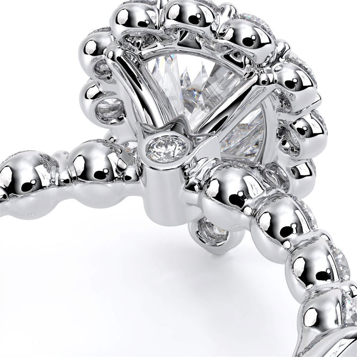 Renaissance-990PS25-14K White Gold Pear