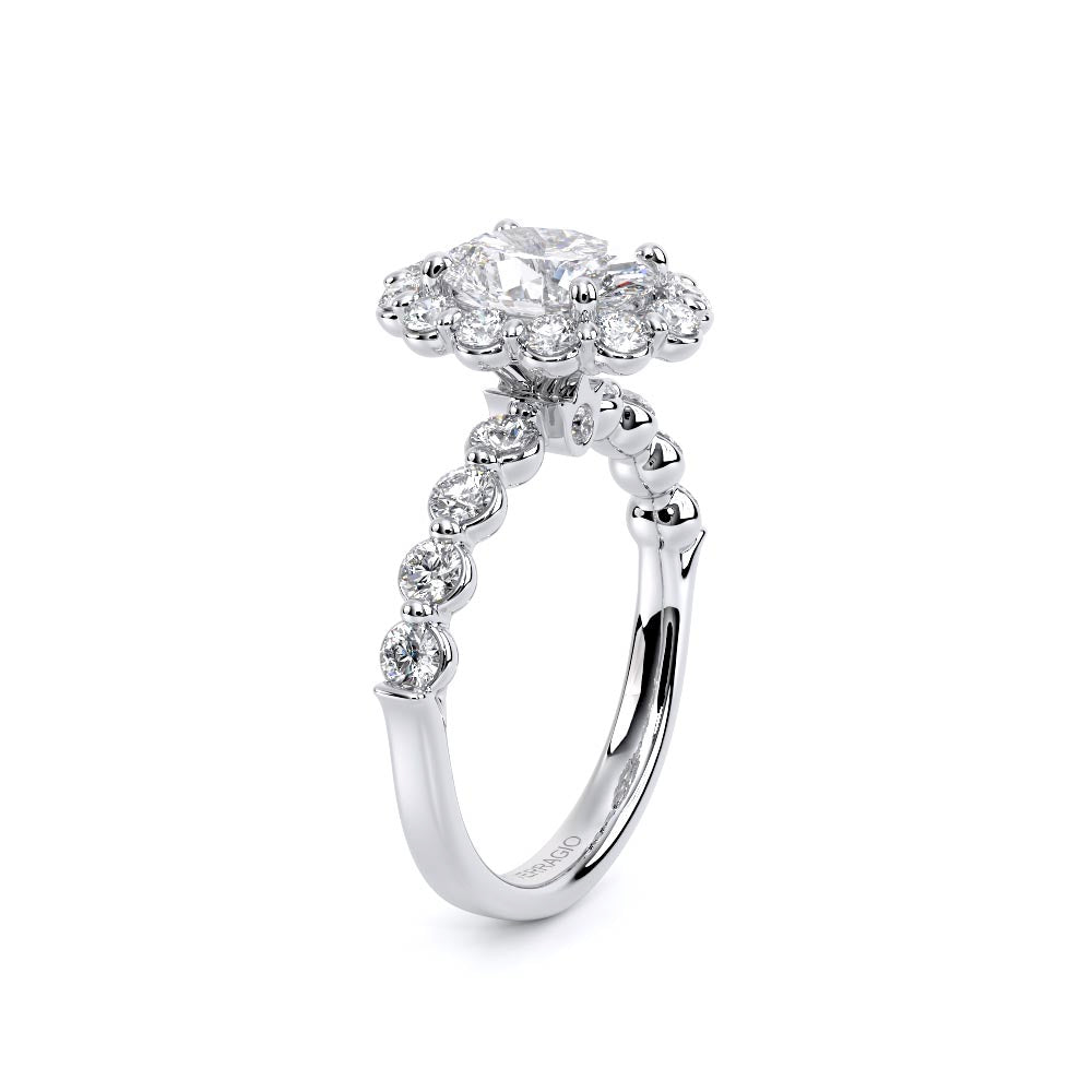 Renaissance-990OV25-18K White Gold Oval