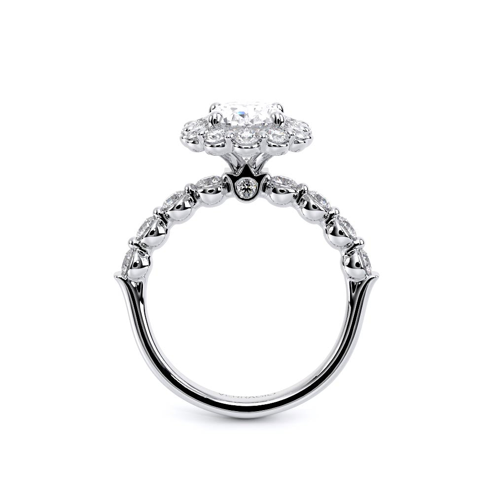 Renaissance-990OV25-18K White Gold Oval