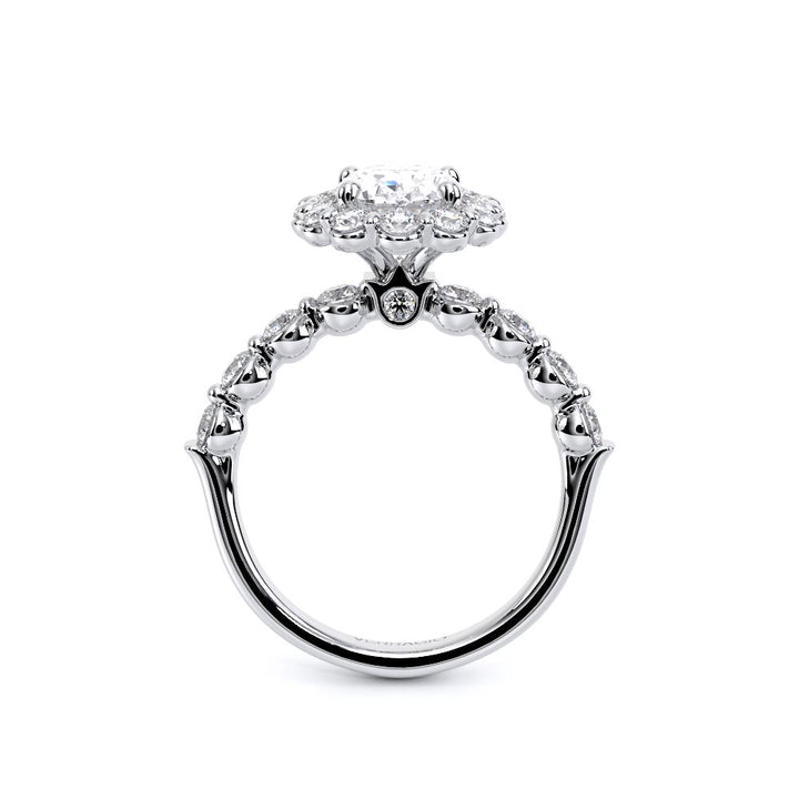 Renaissance-990OV25-18K White Gold Oval