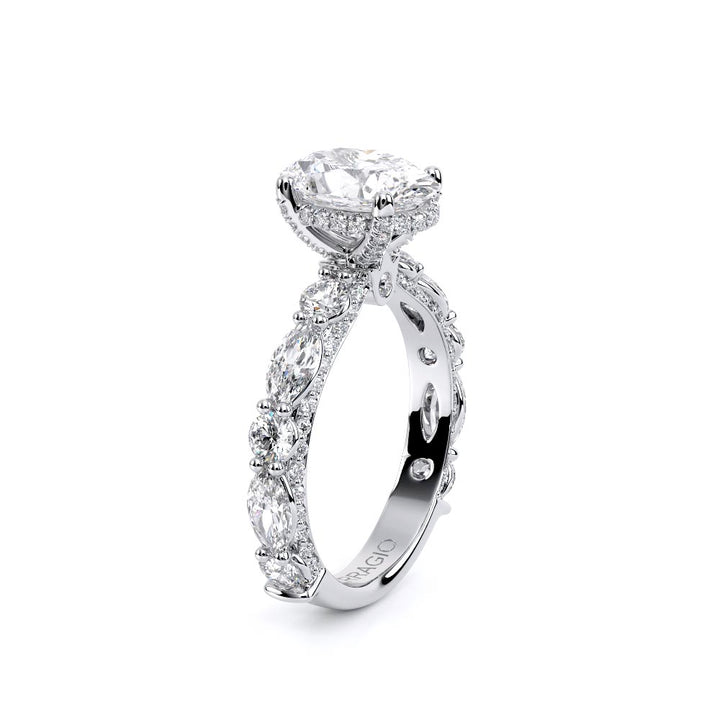 Couture-0490OV30-14K White Gold Oval