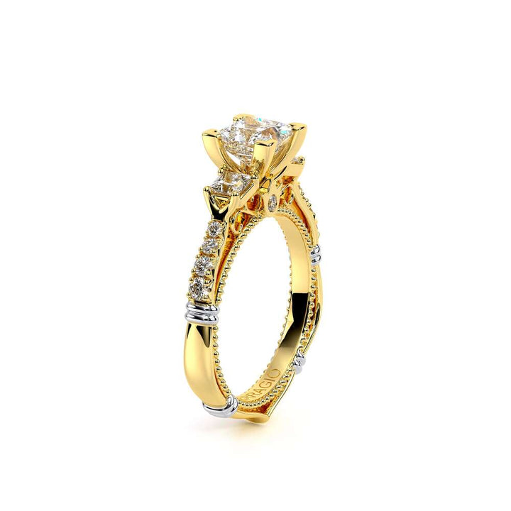 Parisian-124p-18k Yellow Gold Princess