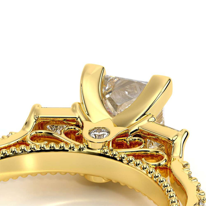Parisian-124p-18k Yellow Gold Princess