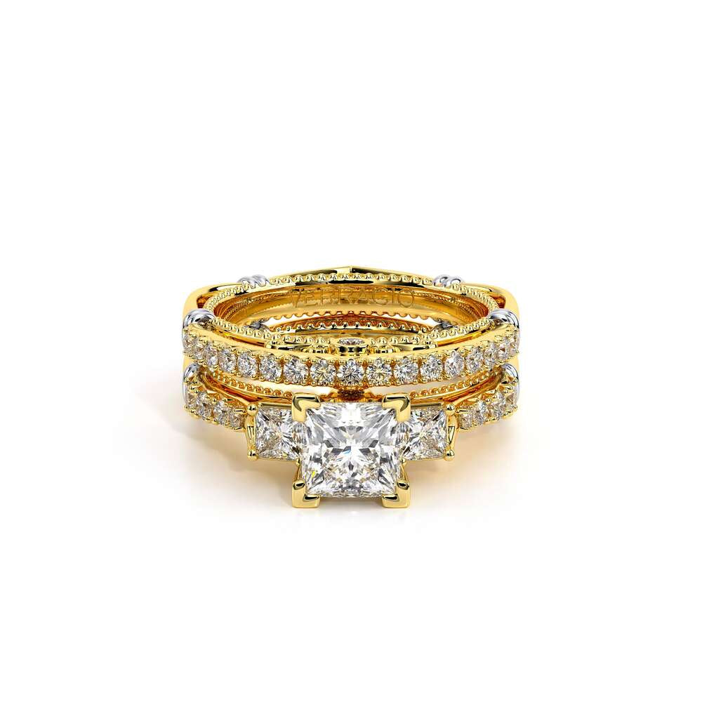 Parisian-124p-18k Yellow Gold Princess