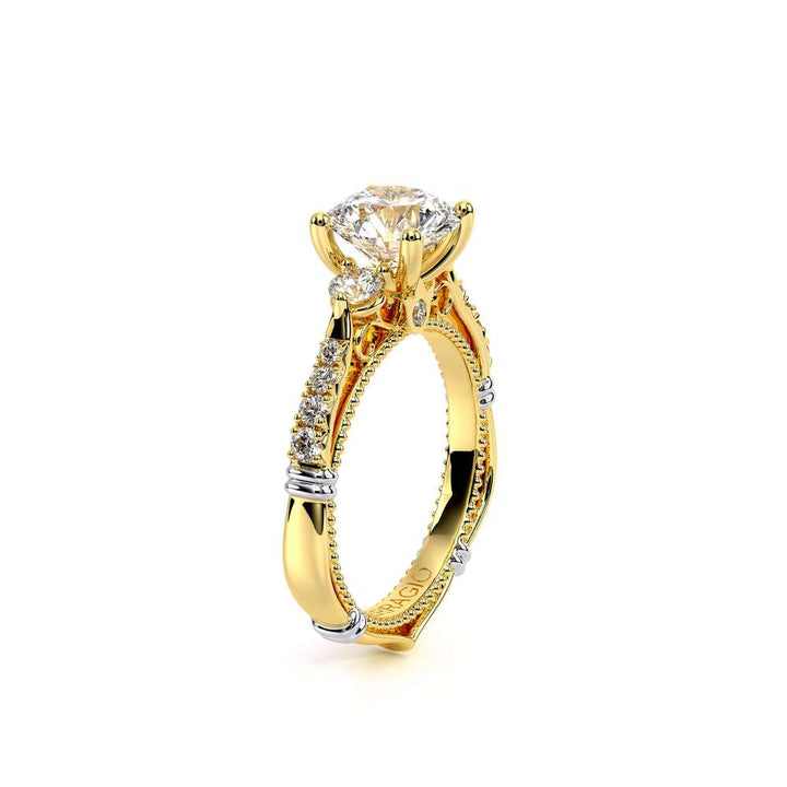 Parisian-124r-18k Yellow Gold Round