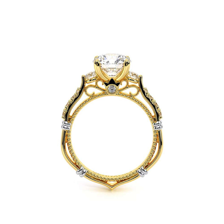 Parisian-124r-18k Yellow Gold Round