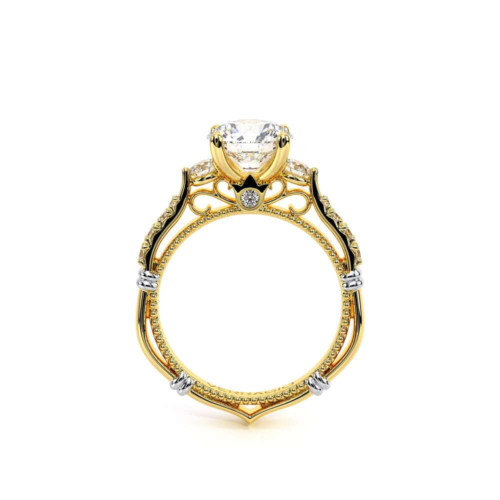 Parisian-124r-14k Yellow Gold Round