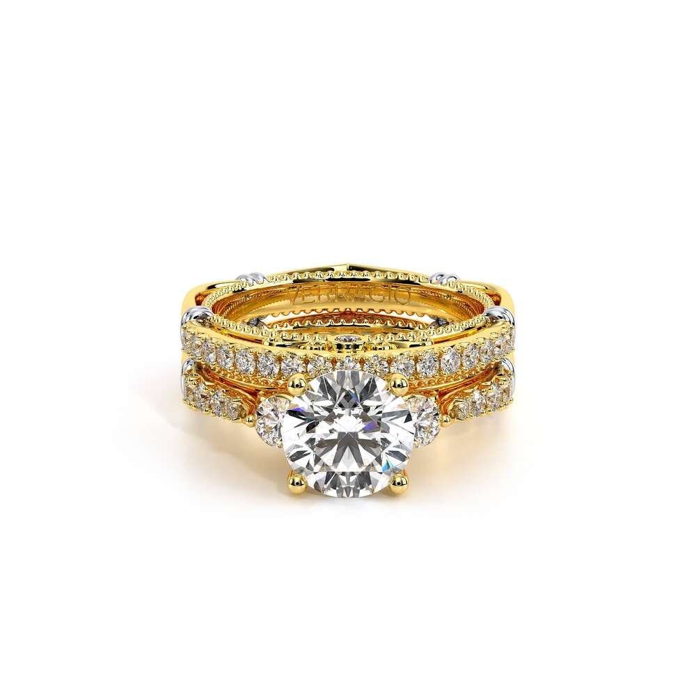Parisian-124r-14k Yellow Gold Round