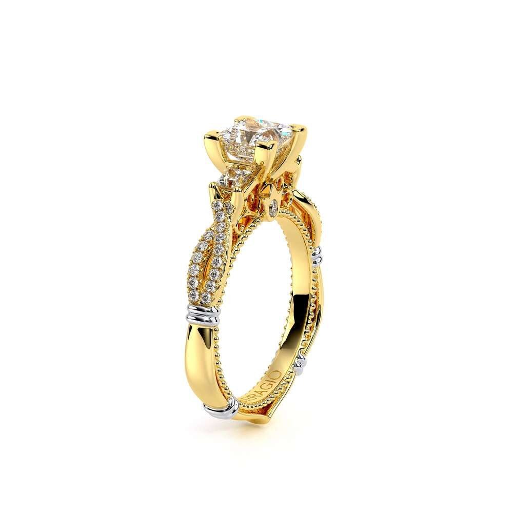 Parisian-129p-18k Yellow Gold Princess